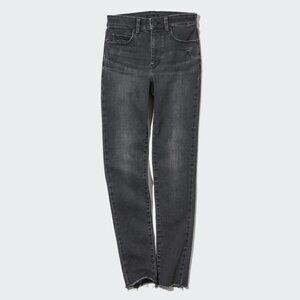 Uniqlo Distressed Ultra Stretch Skinny Mid-Rise Jeans